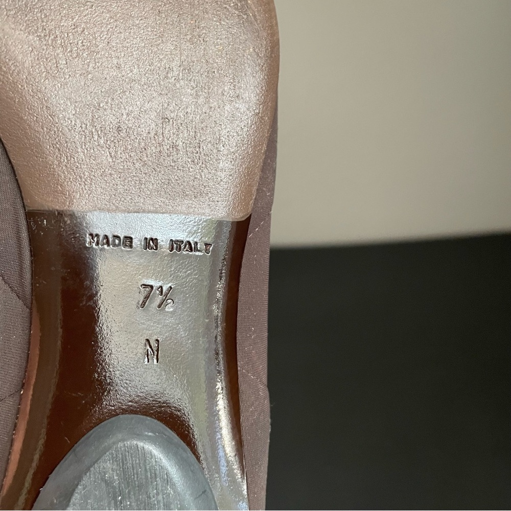 DONALD J PLINER Couture HALO Cap Toe Ballet Flats Leather Brown Size 7.5 Narrow - Picture 10 of 10